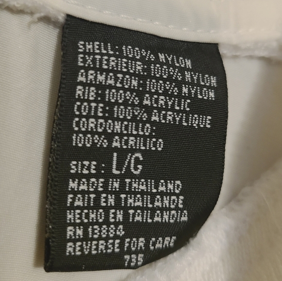 Jantzen Golf | Men's Vintage White Lightweight Crewneck Golf Jacket (Size Large) - Picture 5 of 15